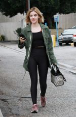 LUCY HALE Out and About in Los Angeles 01/12/2019