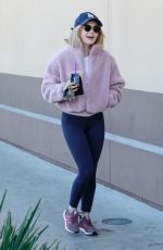 LUCY HALE Out for Coffee in Studio City 01/04/2019