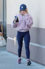 LUCY HALE Out for Coffee in Studio City 01/04/2019