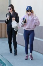 LUCY HALE Out for Coffee in Studio City 01/04/2019