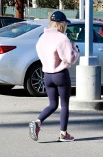 LUCY HALE Out for Coffee in Studio City 01/04/2019