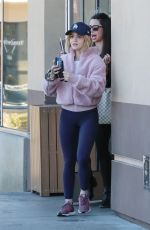 LUCY HALE Out for Coffee in Studio City 01/04/2019