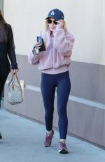 LUCY HALE Out for Coffee in Studio City 01/04/2019