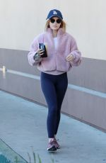 LUCY HALE Out for Coffee in Studio City 01/04/2019