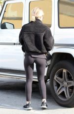 LUCY HALE Out for Ice Coffee in Studio City 01/11/2019