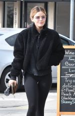 LUCY HALE Out for Ice Coffee in Studio City 01/11/2019