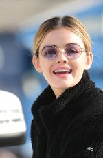 LUCY HALE Out for Ice Coffee in Studio City 01/11/2019