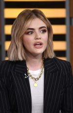 LUCY HALE Promotes Her Charity Campaign at Good Day New York 01/09/2019