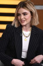 LUCY HALE Promotes Her Charity Campaign at Good Day New York 01/09/2019