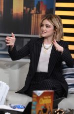 LUCY HALE Promotes Her Charity Campaign at Good Day New York 01/09/2019