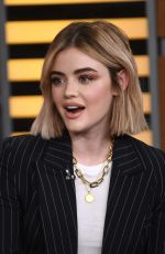 LUCY HALE Promotes Her Charity Campaign at Good Day New York 01/09/2019