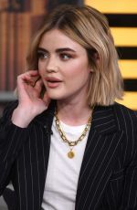 LUCY HALE Promotes Her Charity Campaign at Good Day New York 01/09/2019