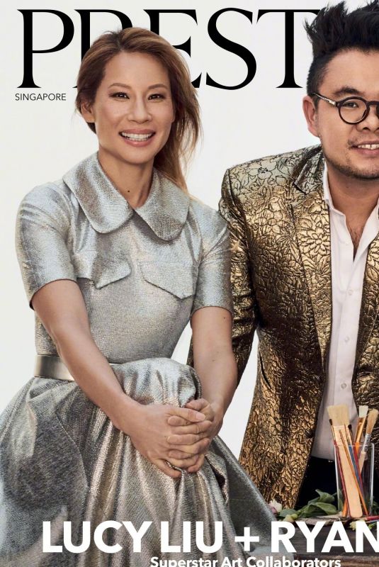 LUCY LIU and Ryan Su for Prestige Magazine, Singapore January 2019