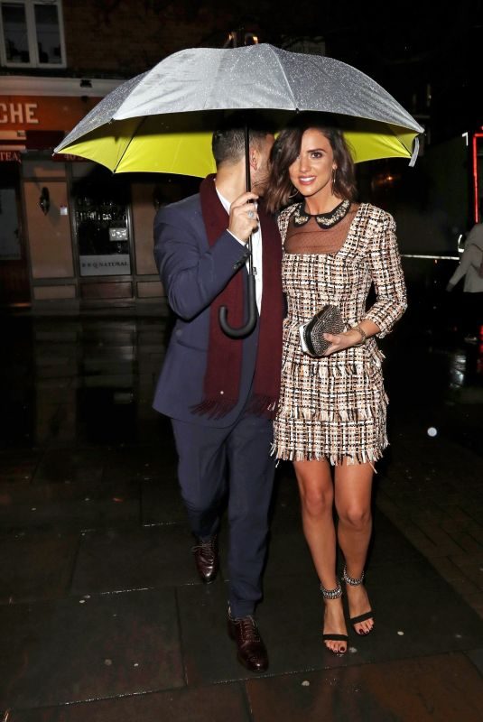 LUCY MECKLENBURGH Leaves La Boheme VIP Press Night in London 01/29/2019