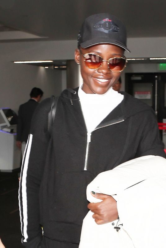 LUPITA NYONG’O at Los Angeles International Airport 01/11/2019