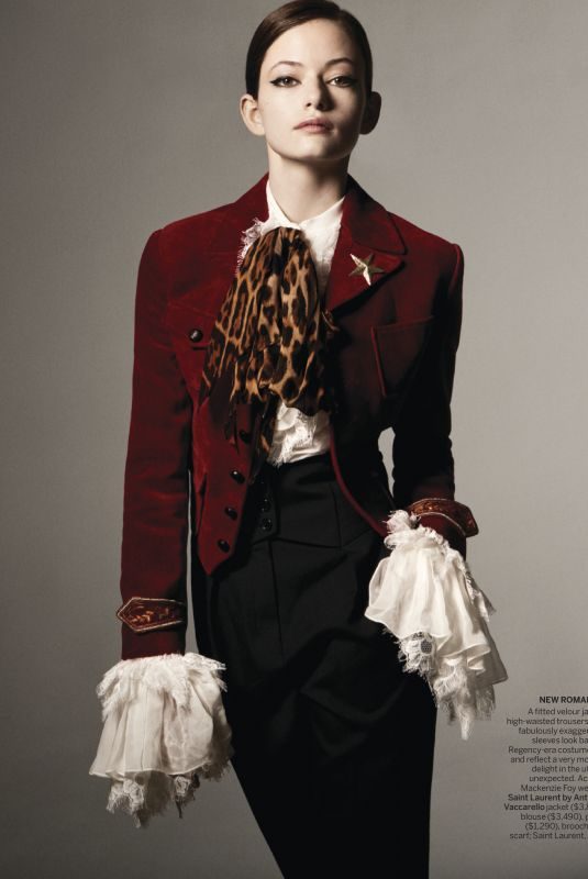 MACKENZIE FOY for Vogue Magazine, February 2019