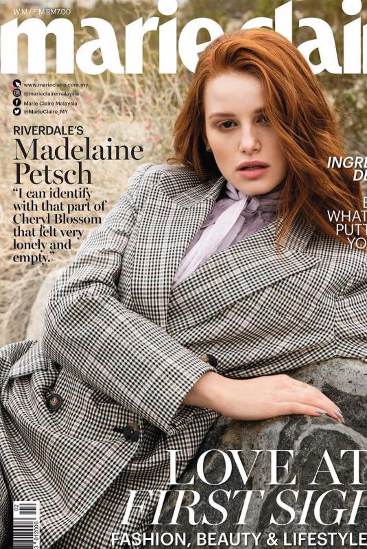 MADELAINE PETSCH in Marie Claire, Malaysia February 2019