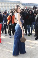 MADISOIN BEER Arrives at Off White Fashion Show in Paris 01/16/2019