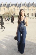 MADISOIN BEER Arrives at Off White Fashion Show in Paris 01/16/2019