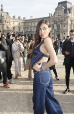 MADISOIN BEER Arrives at Off White Fashion Show in Paris 01/16/2019