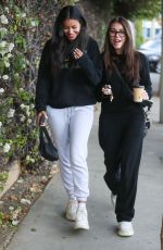 MADISON BEER and CINDY KIMBERLY Out for Lunch in West Hollywood 12/31/2018