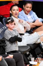 MADISON BEER at LA Lakers vs Phoenix Suns Game in Los Angeles 01/27/2019