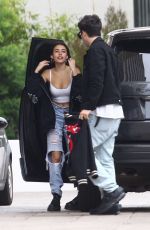 MADISON BEER in Ripped Jeans Out in Beverly Hills 01/13/2019