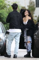 MADISON BEER in Ripped Jeans Out in Beverly Hills 01/13/2019