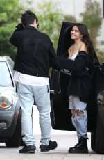 MADISON BEER in Ripped Jeans Out in Beverly Hills 01/13/2019