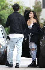 MADISON BEER in Ripped Jeans Out in Beverly Hills 01/13/2019