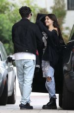 MADISON BEER in Ripped Jeans Out in Beverly Hills 01/13/2019