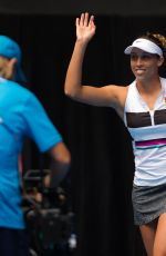 MADISON KEYS at 2019 Australian Open at Melbourne Park 01/17/2019