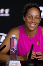 MADISON KEYS at 2019 Australian Open Press Conference in Melbourne 01/15/2019