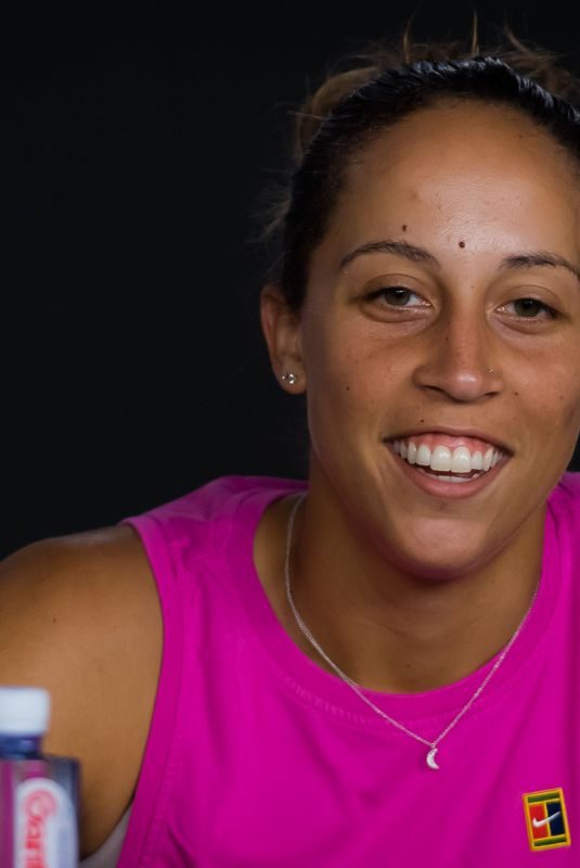 MADISON KEYS at 2019 Australian Open Press Conference in Melbourne 01/15/2019