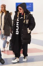 MADONNA Arrives at JFK Airport in New york 01/28/2019