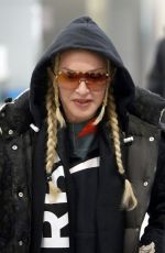 MADONNA Arrives at JFK Airport in New york 01/28/2019