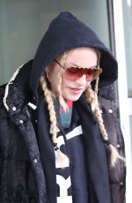 MADONNA Arrives at JFK Airport in New york 01/28/2019