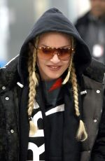 MADONNA Arrives at JFK Airport in New york 01/28/2019