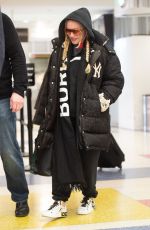 MADONNA Arrives at JFK Airport in New york 01/28/2019