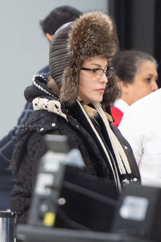 MADONNA at JFK Airport in New York 01/13/2019