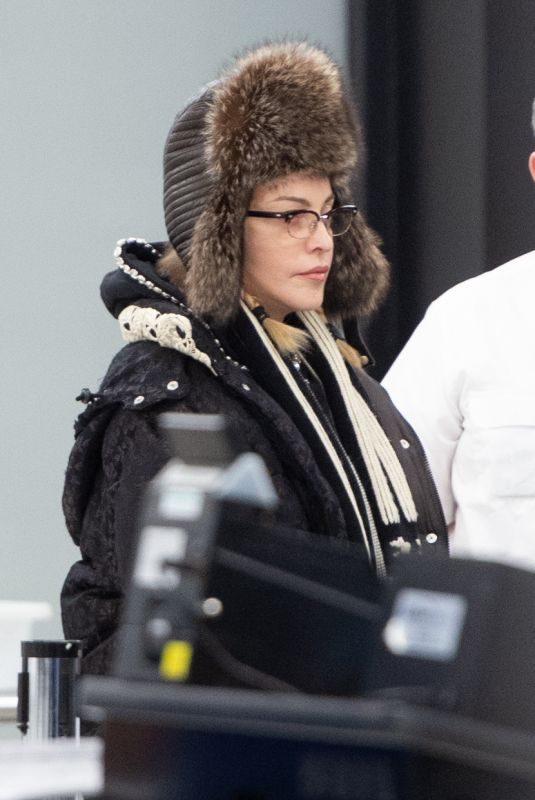 MADONNA Out and About in New York 01/13/2019