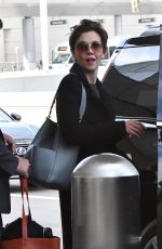 MAGGIE GYLLENHAAL at LAX Airport in Los Angeles 01/11/2019