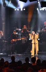 MAGGIE ROGERS Performs at Late Show with Stephen Colbert 01/22/2019