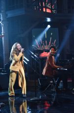 MAGGIE ROGERS Performs at Late Show with Stephen Colbert 01/22/2019