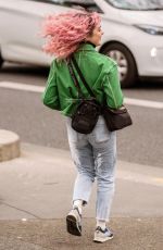 MAISIE WILLIAMS Arrives at Heron Preston Fashion Show in Paris 01/15/2019