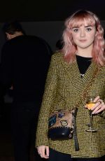 MAISIE WILLIAMS at Paul Smith Fashion Show in Paris 01/20/2019