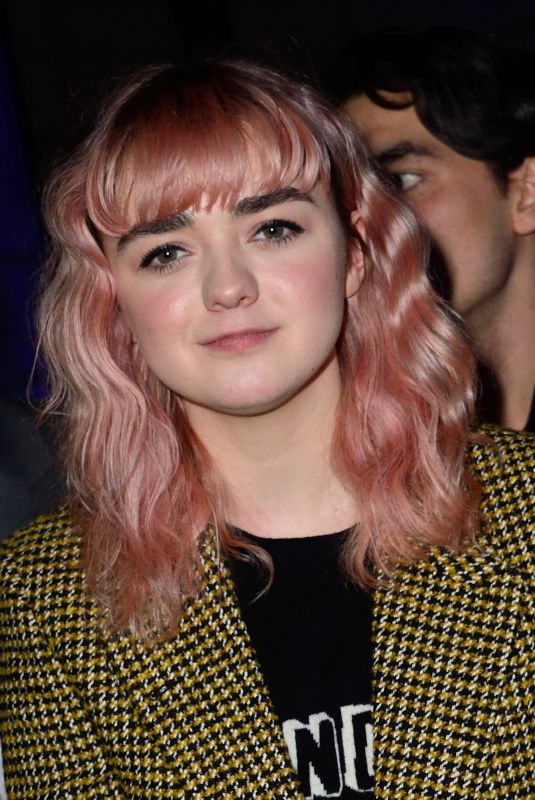 MAISIE WILLIAMS at Paul Smith Fashion Show in Paris 01/20/2019