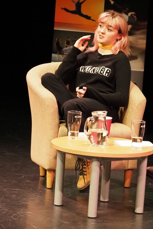 MAISIE WILLIAMS at University of Chichester in West Sussex 01/17/2019