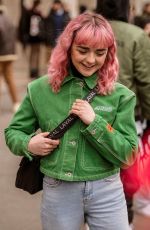 MAISIE WILLIAMS Out and About in Paris 01/15/2019