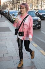 MAISIE WILLIAMS Out and About in Paris 01/16/2019